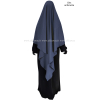 Light microfibre khimar - 145 cm