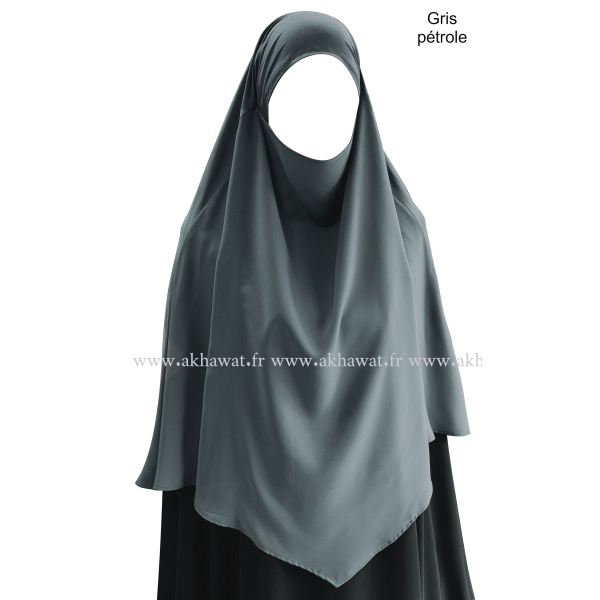 Light microfibre khimar - 90cm