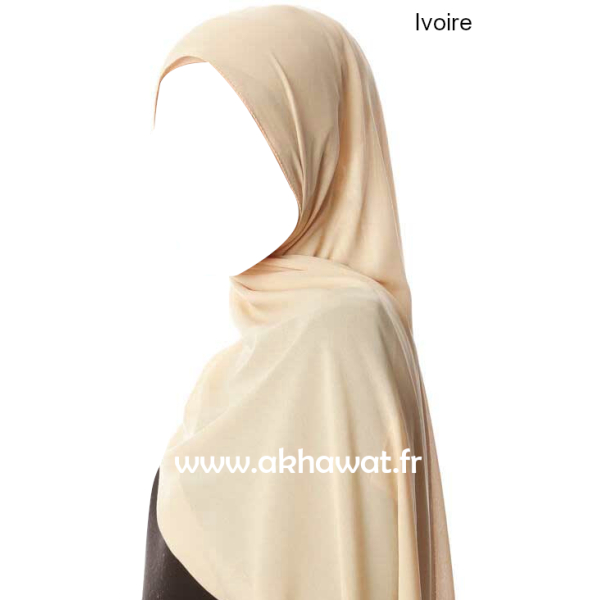 Light crepe hijab - Rectangle