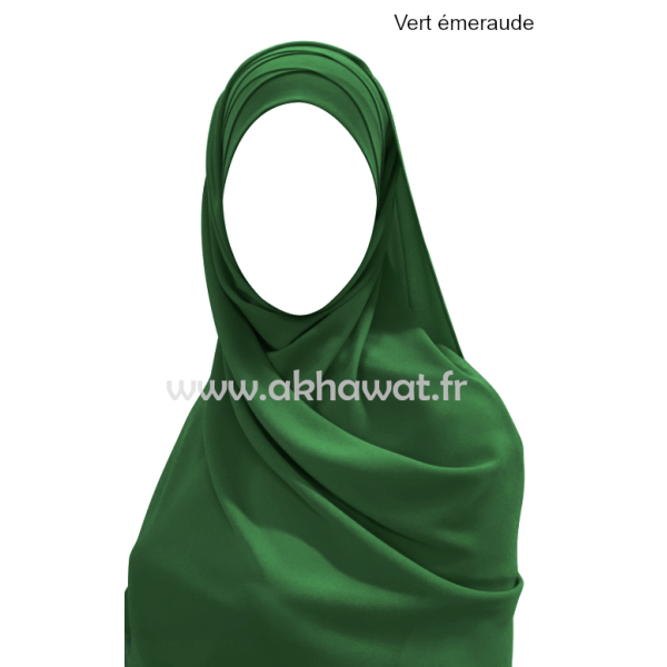 Hijab bonnet plissé - Tout mousseline crêpe