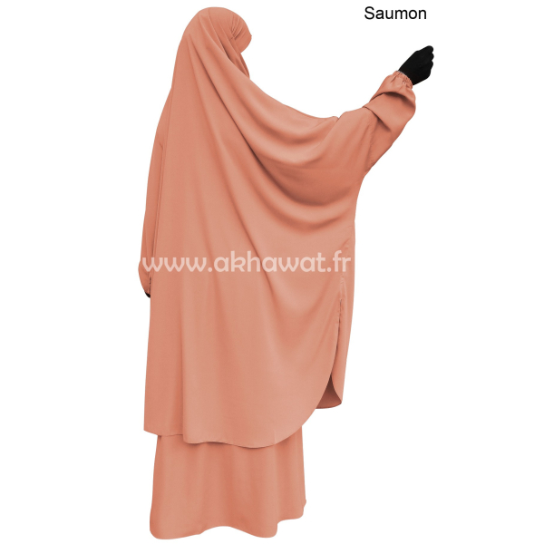 Jilbab 2 pièces jupe - Microfibre Léger - El bassira