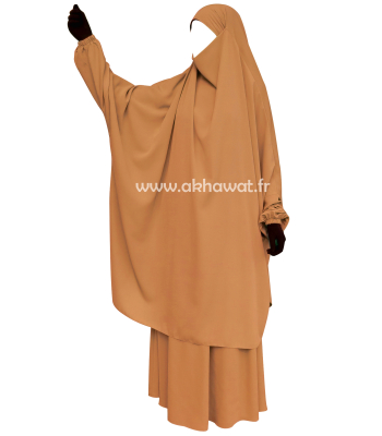 Soldes - Jilbab Microfibre Léger 2 pièces jupe