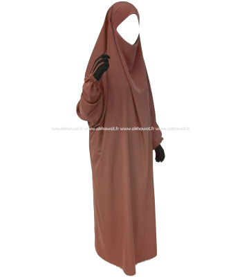 Jilbab Peach skin - 1 pièce