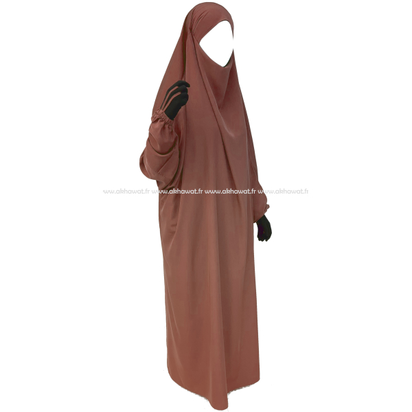 Peach skin - Full length French Jilbab