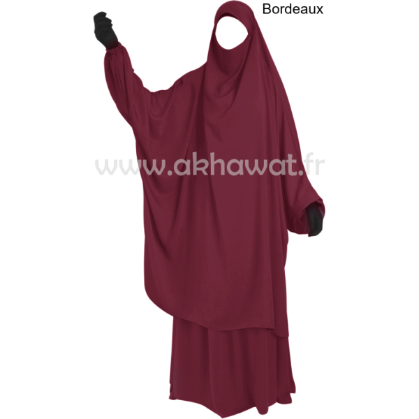 Caviary Jilbab - 2 pieces with skirt