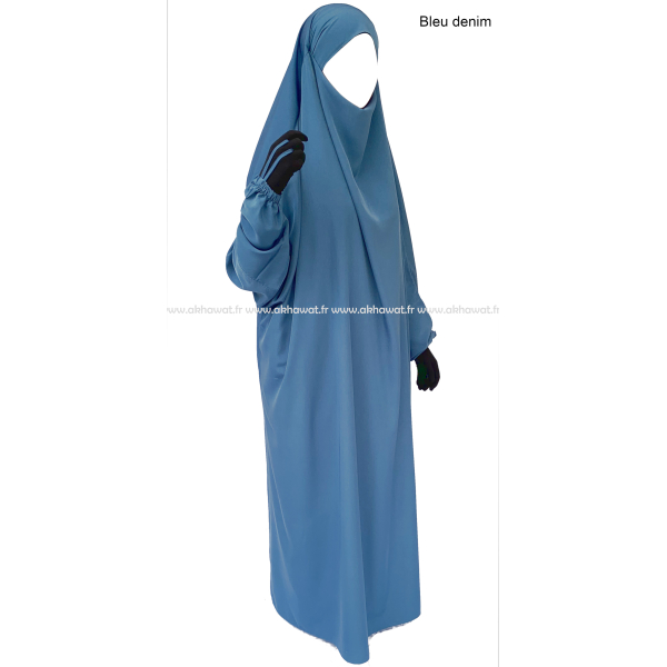 Jilbab Peach skin - 1 pièce