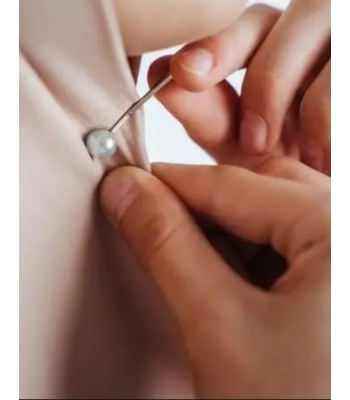 3 Pinces attache-hijab perle