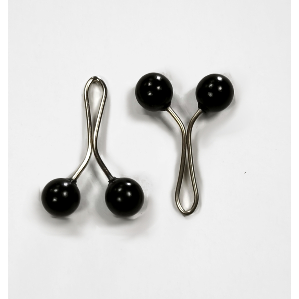 2 Pearl shaped Hijab clips