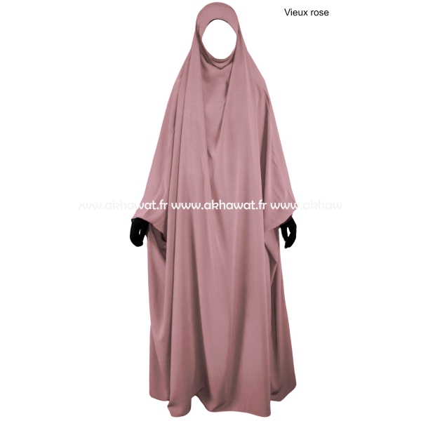 Jilbab microfibre léger Papillon 1 pièce - El bassira