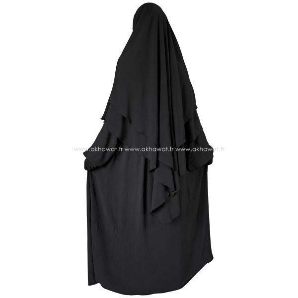Ensemble Khimar et abaya - Manches ballon