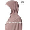 Hijab mousseline crêpe - 170x70 cm