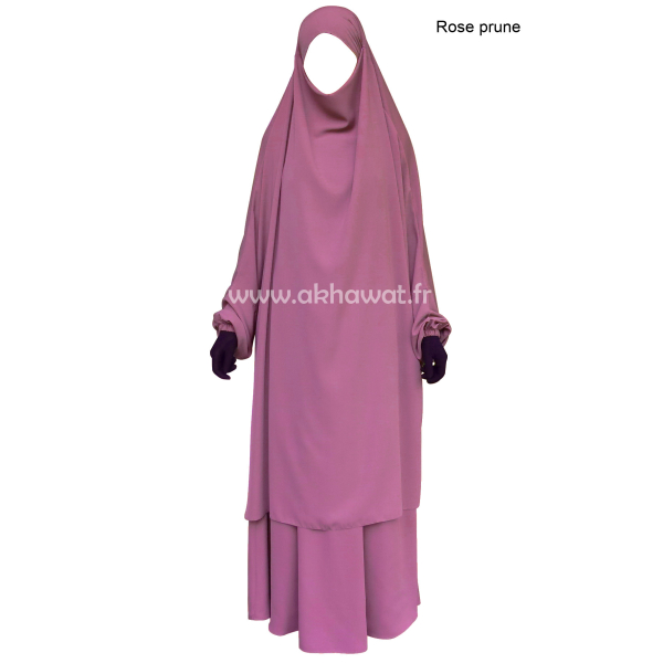 Promo - Jilbab Microfibre Léger 2 pièces jupe