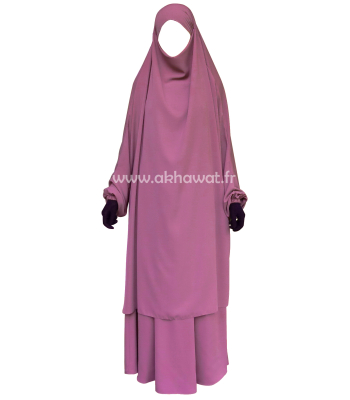 Promo - Jilbab Microfibre Léger 2 pièces jupe