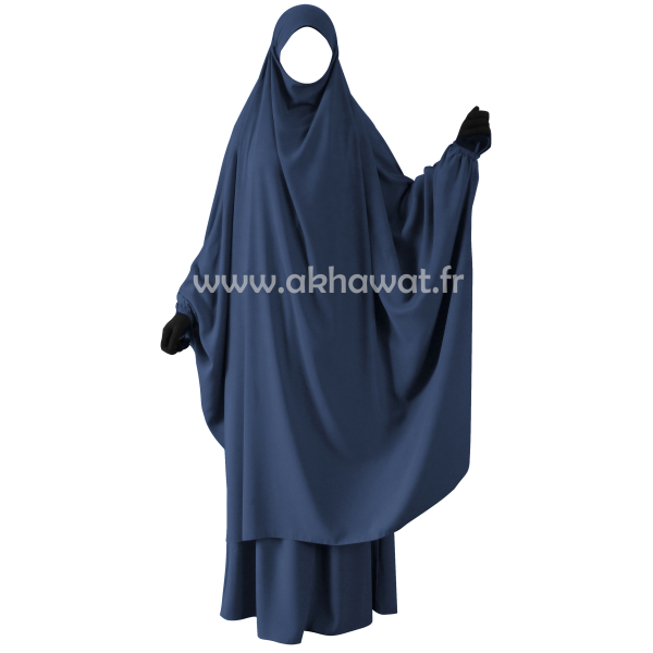 Jilbab Microfibre Léger Papillon avec jupe