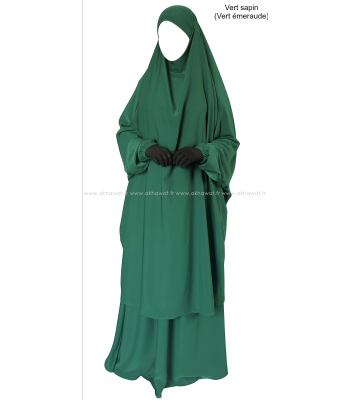 Jilbab Soie de Médine - 2 pièces jupe - Etoile d'Orient