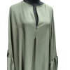 Ruffled sleeves large abaya
