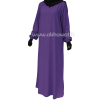 Abaya Microfibre léger - manches élastiquées - El bassira