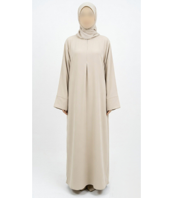 Abaya crêpe épaisse - Qualité +