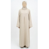 Abaya crêpe épaisse - Qualité +