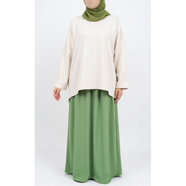 Flared skirt - light microfibre El bassira
