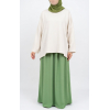 Flared skirt - light microfibre El bassira