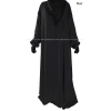 Abaya ample Caviary - 7 longueurs