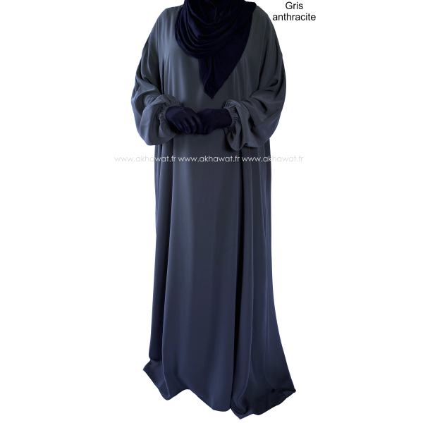 Abaya ample Caviary - 7 longueurs