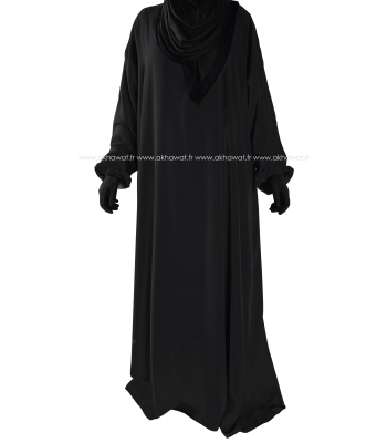Abaya ample Caviary - 7 longueurs