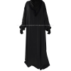 Abaya ample Caviary - 7 longueurs