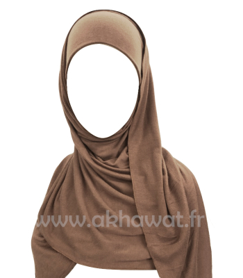 Hijab bonnet intégré simple - Jersey