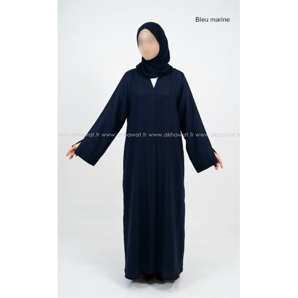Linen style Abaya in Viscose