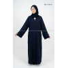 Linen style Abaya in Viscose