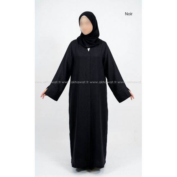 Linen style Abaya in Viscose