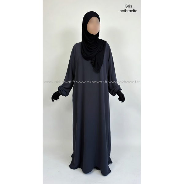 Abaya ample Caviary - 7 longueurs