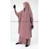 Jilbab manches serrées - 2 pièces sarouel
