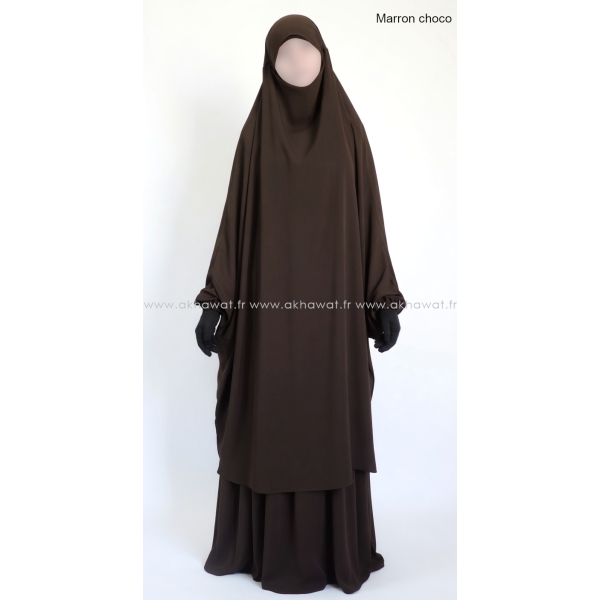 Caviary Jilbab - 2 pieces with skirt