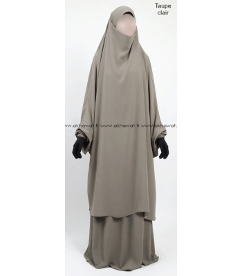 Caviary Jilbab - 2 pieces with skirt