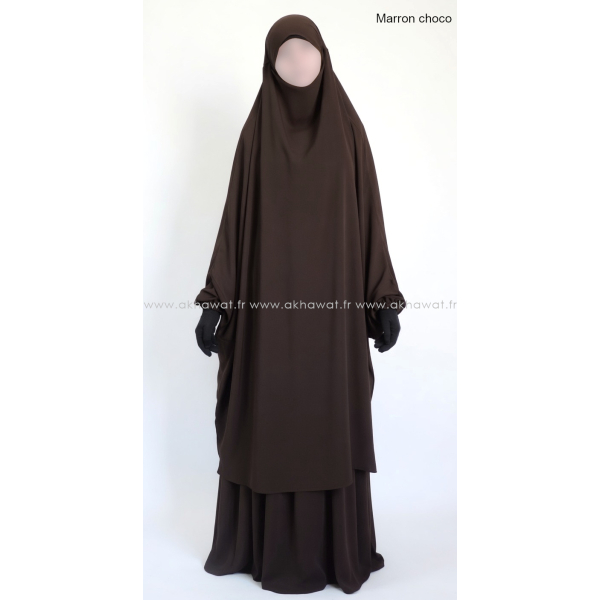 Caviary Jilbab - 2 pieces with skirt