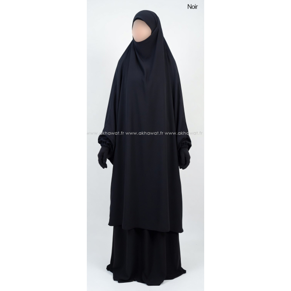 Caviary Jilbab - 2 pieces with skirt