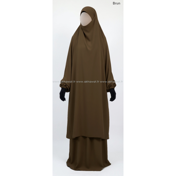 Caviary Jilbab - 2 pieces with skirt