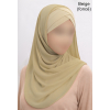 Ready to wear - Crossed hijab - Crepe & Viscose