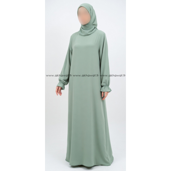 Abaya évasée manches tulipe - Soie de Médine