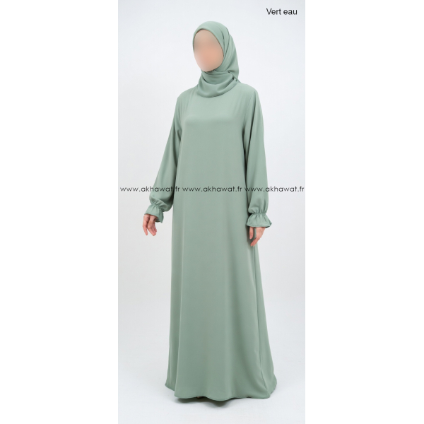 Tulip cuffs flared Abaya - Silk of Medina