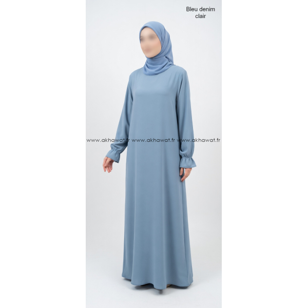 Tulip cuffs flared Abaya - Silk of Medina