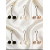 6 Pearl shape Hijab clips