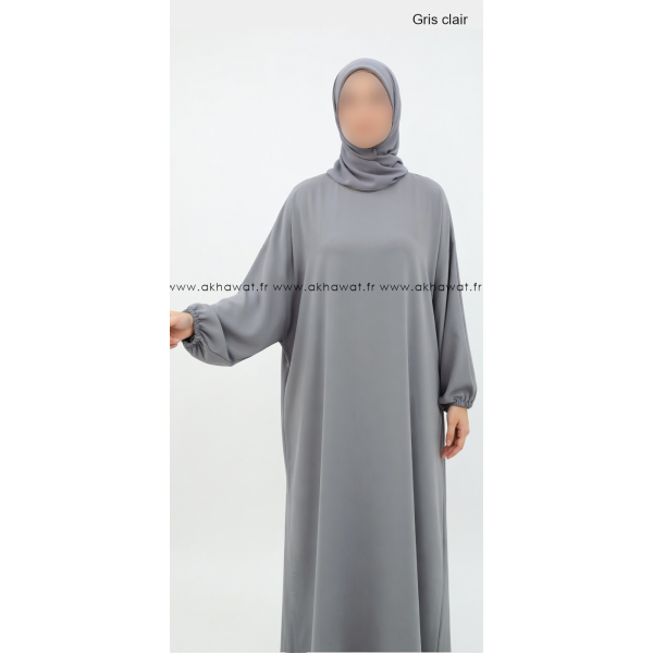 Abaya ample Caviary - 7 longueurs