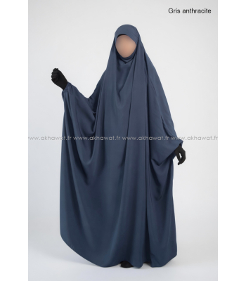 Jilbab microfibre léger Papillon 1 pièce - El bassira
