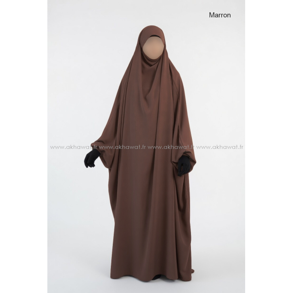 Jilbab microfibre léger Papillon 1 pièce - El bassira