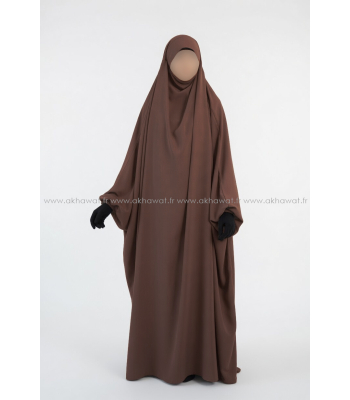 Jilbab microfibre léger Papillon 1 pièce - El bassira