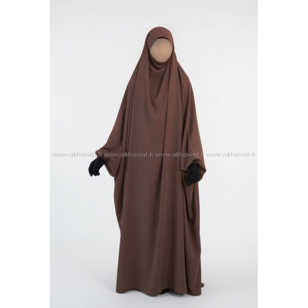 Jilbab microfibre léger Papillon 1 pièce - El bassira